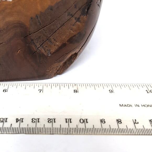 Burl Wood Bookends Live Edge Natural Rustic Library Mid Century Modern Unique - Picture 8 of 10